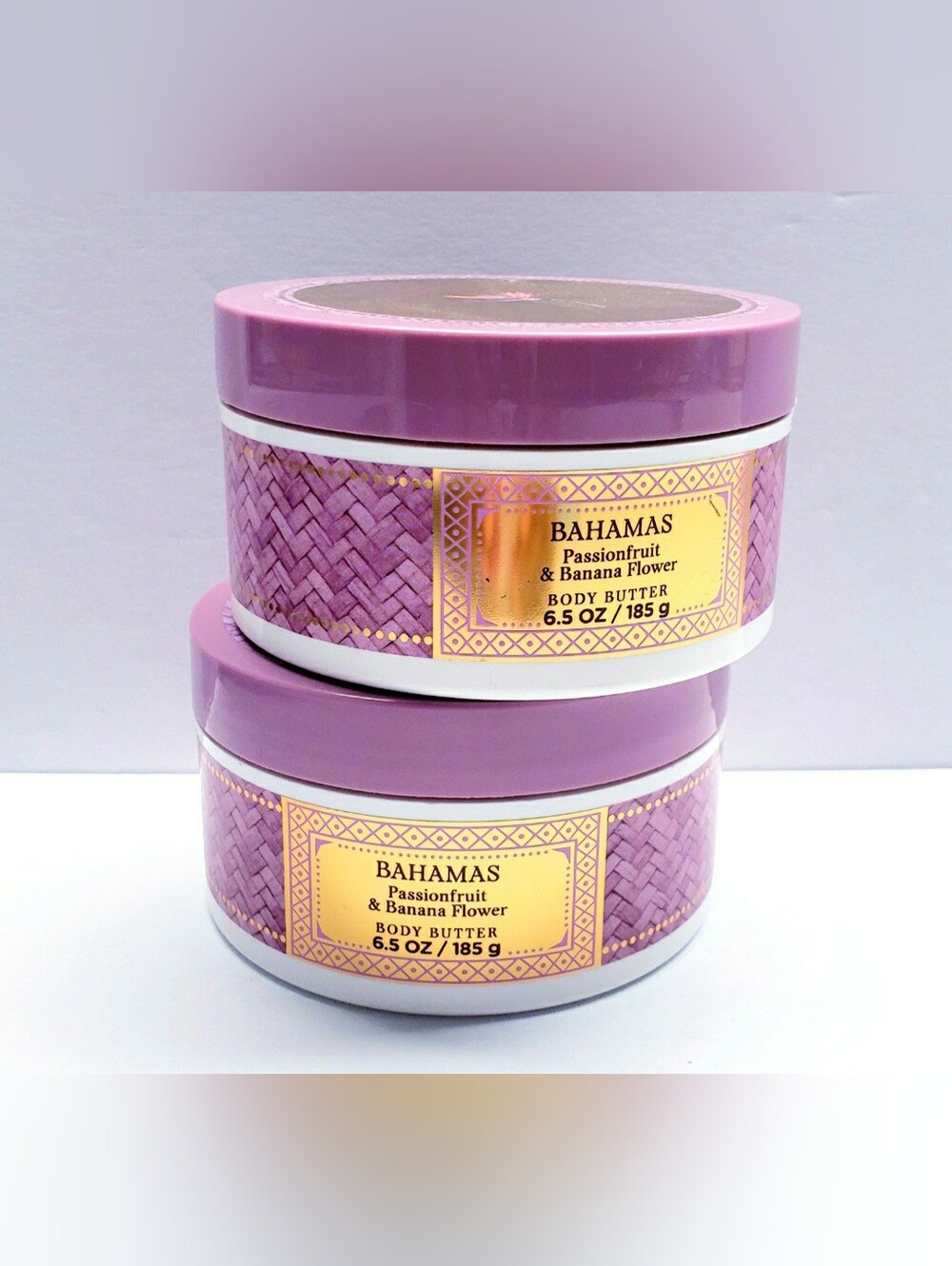 Bath & Body Works BAHAMAS PASSIONFRUIT & BANANA FLOWER Body Butter, 6.5 oz(2 pc)